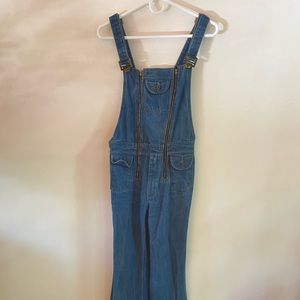 Vintage Hang Ten Flared Overalls